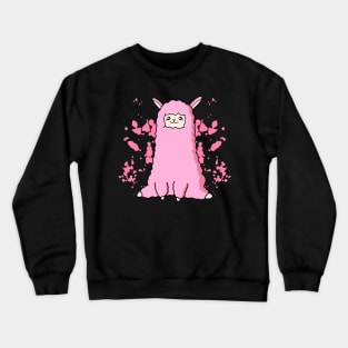 Pink Baby Alpaca Crewneck Sweatshirt